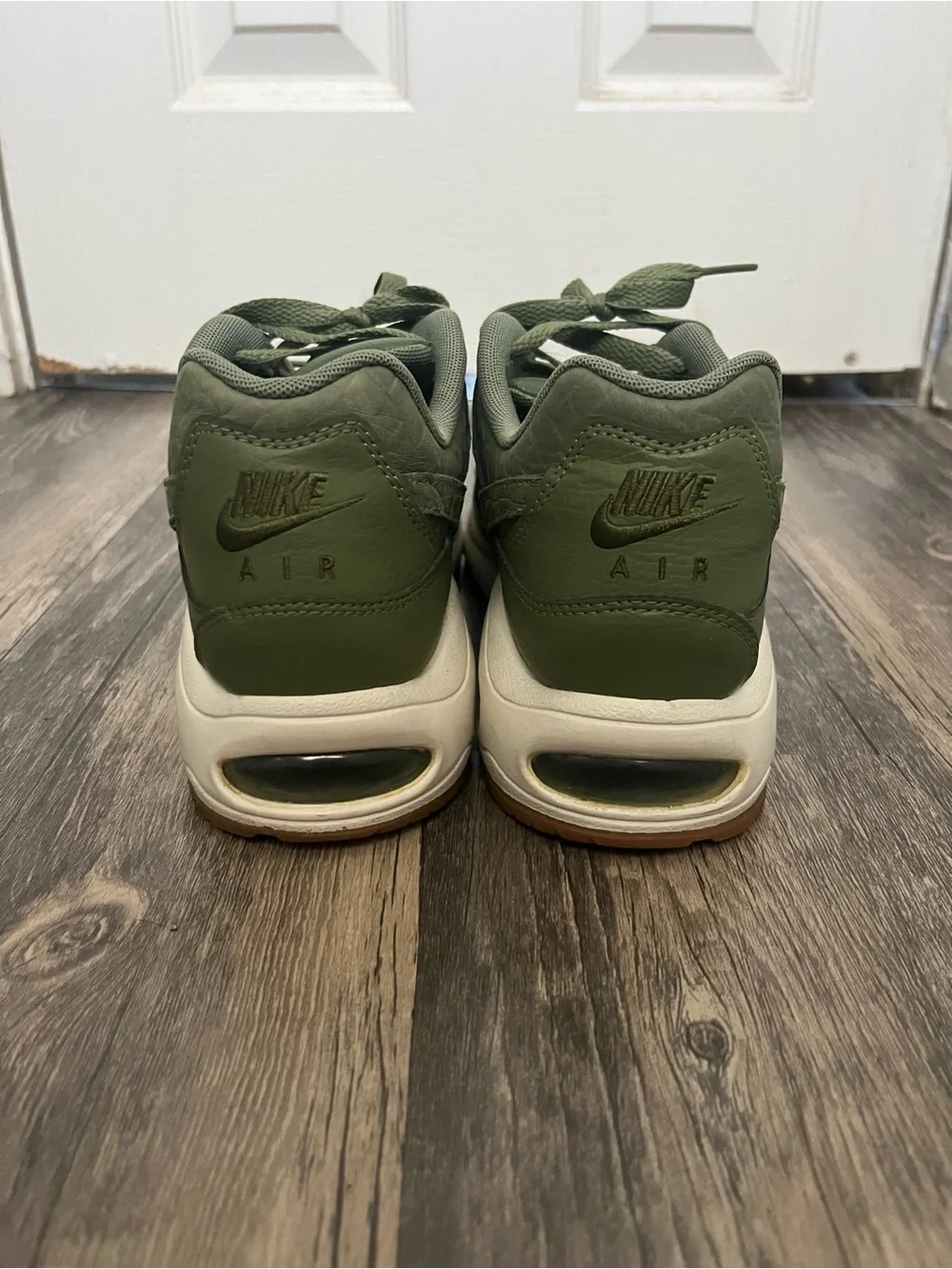Nike Women’s Olive Green and Gum Air Max Sneakers